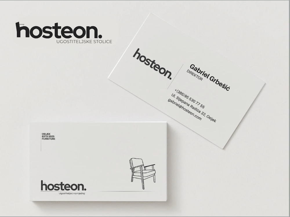 Hosteon vizualni identitet i logotip